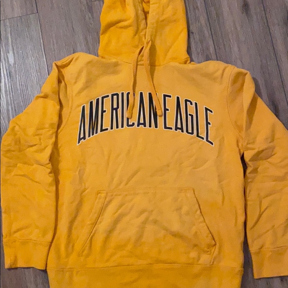 yellow AE hoodie